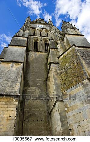 France, Poitou Charentes, Saintes, Saint Pierre cathedral View Large Photo Image Stock Photo - France, Poitou Charentes, Saintes, Saint Pierre cathedral. Fotosearch