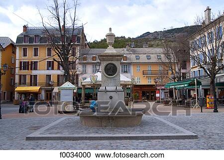 Stock Image - France, Provence, Barcelonnette. Fotosearch