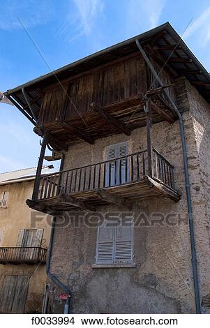 France, Provence, Faucon-de-Barcelonnette, house View Large Photo Image Picture - France, Provence, Faucon-de-Barcelonnette, house. Fotosearch