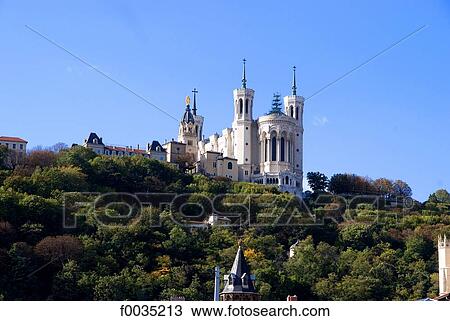 France, Rhone Alpes, Lyon, basilica of Fourviere View Large Photo Image Stock Image - France, Rhone Alpes, Lyon, basilica of Fourviere. Fotosearch