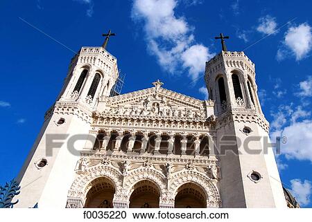 France, Rhone Alpes, Lyon, basilica of Fourviere View Large Photo Image Stock Image - France, Rhone Alpes, Lyon, basilica of Fourviere. Fotosearch