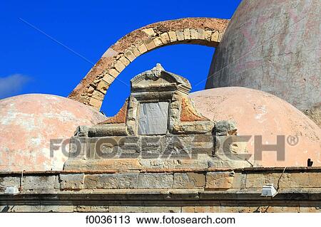 Stock Image - Greece, Crete, Chania, the mosque. Fotosearch