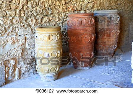 Stock Photo - Greece, Crete, Cnossos, archeological site. Fotosearch