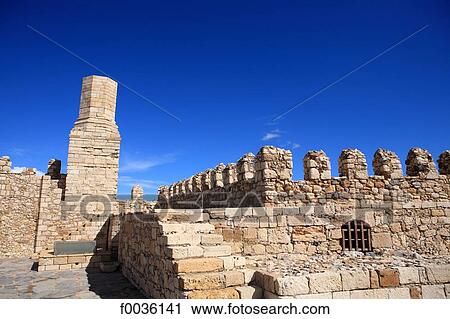 Greece, Crete, Heraklion, venitian fort View Large Photo Image Stock Image - Greece, Crete, Heraklion, venitian fort. Fotosearch