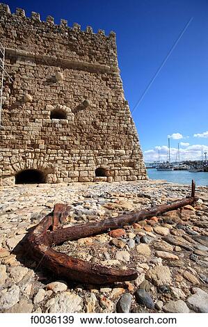 Greece, Crete, Heraklion, venitian fort View Large Photo Image Stock Photo - Greece, Crete, Heraklion, venitian fort. Fotosearch