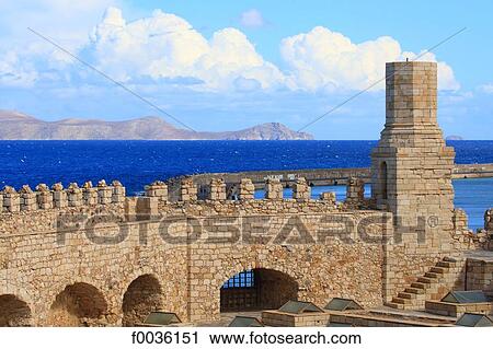 Greece, Crete, Heraklion, venitian fort, detail View Large Photo Image Stock Image - Greece, Crete, Heraklion, venitian fort, detail. Fotosearch