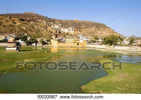 India, Rajasthan, Bundi, the palace and the citadel View Large Photo Image Stock Photo - India, Rajasthan, Bundi, the palace and the citadel. Fotosearch