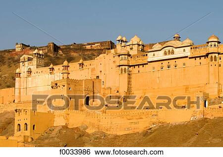 India, Rajasthan, Jaipur, Amber fort View Large Photo Image Stock Photograph - India, Rajasthan, Jaipur, Amber fort. Fotosearch