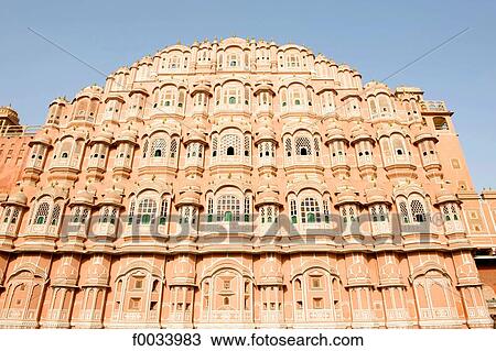 India, Rajasthan, Jaipur, wind palace View Large Photo Image Stock Image - India, Rajasthan, Jaipur, wind palace. Fotosearch