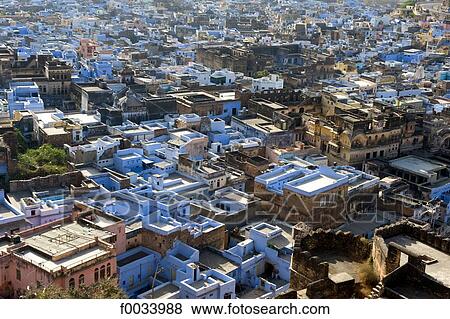 India, Rajasthan, view of Bundi from the palace View Large Photo Image Stock Photo - India, Rajasthan, view of Bundi from the palace. Fotosearch
