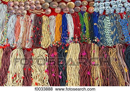 India, state of Gujerat, Kutch, Dhrag, string of pearls View Large Photo Image Stock Photo - India, state of Gujerat, Kutch, Dhrag, string of pearls. Fotosearch