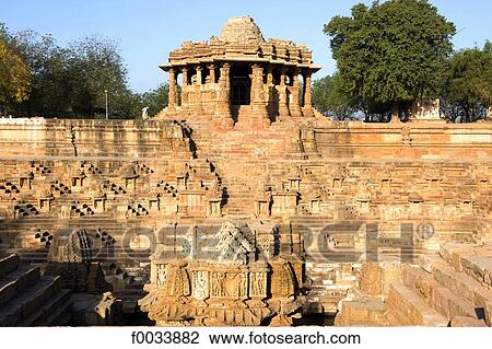 India, state of Gujerat, Modhera, temple of Surya View Large Photo Image Stock Image - India, state of Gujerat, Modhera, temple of Surya. Fotosearch