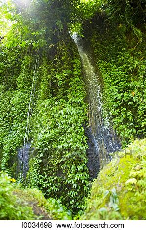 Indonesia, Bali, near Gunung Kawi temple, waterfalls View Large Photo Image Stock Photo - Indonesia, Bali, near Gunung Kawi temple, waterfalls. Fotosearch