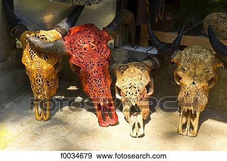 Indonesia, Bali, near Ubud, Gunung Kawi temple, sculpted skulls View Large Photo Image Stock Photo - Indonesia, Bali, near Ubud, Gunung Kawi temple, sculpted skulls. Fotosearch