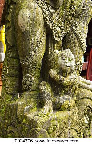 Indonesia, Bali, near Ubud, Tirta Empul temple, statue View Large Photo Image Stock Photograph - Indonesia, Bali, near Ubud, Tirta Empul temple, statue. Fotosearch