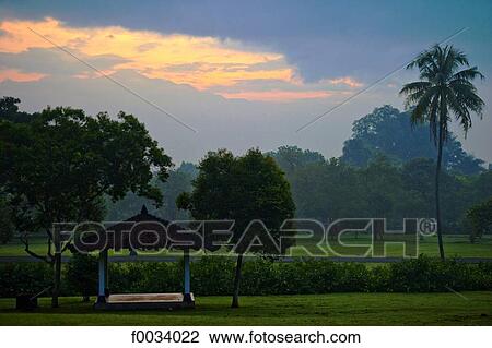 Stock Image - Indonesia, Java, Borobudur temple. Fotosearch