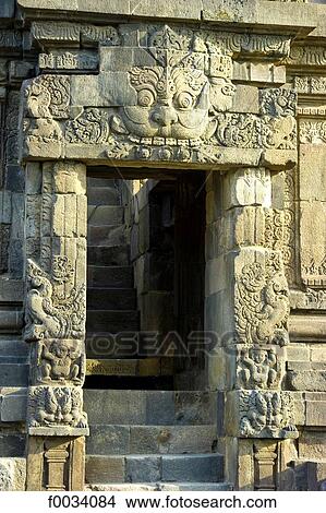 Indonesia, Java, Yogyakarta, Prambanan temple, stairs View Large Photo Image Picture - Indonesia, Java, Yogyakarta, Prambanan temple, stairs. Fotosearch