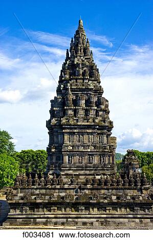 Stock Image - Indonesia, Java, Yogyakarta, Prambanan temple. Fotosearch