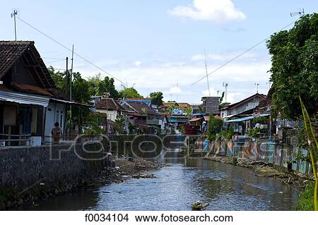 Indonesia, Java, Yogyakarta, river View Large Photo Image Picture - Indonesia, Java, Yogyakarta, river. Fotosearch
