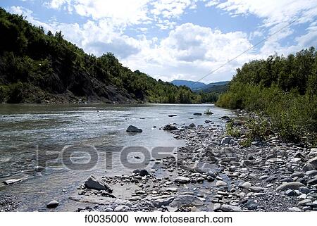 Stock Image - Italy, Liguria, Trebbia valley. Fotosearch