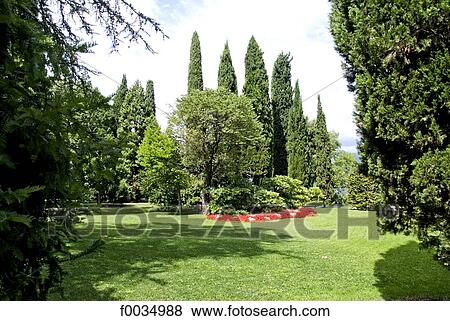 Italy, Lombardy, Bergamo, garden View Large Photo Image Stock Photo - Italy, Lombardy, Bergamo, garden. Fotosearch