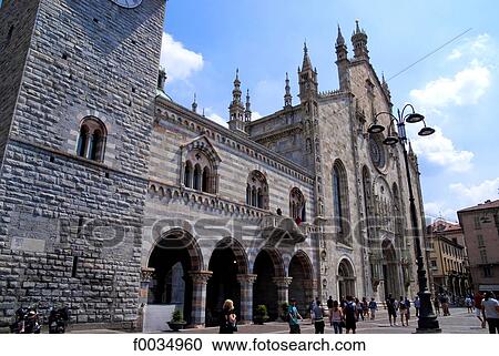 Italy, Lombardy, Como, cathedral View Large Photo Image Stock Image - Italy, Lombardy, Como, cathedral. Fotosearch