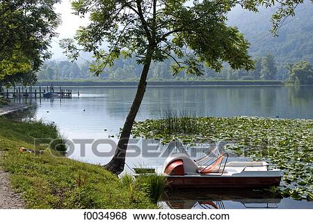 Italy, Lombardy, lake Del Piano View Large Photo Image Stock Photo - Italy, Lombardy, lake Del Piano. Fotosearch