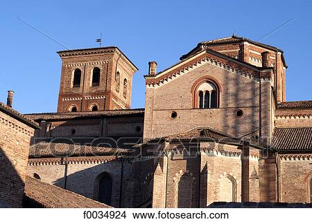 Picture - Italy, Piedmont, Asti, Santa Maria Assunta cathedral. Fotosearch