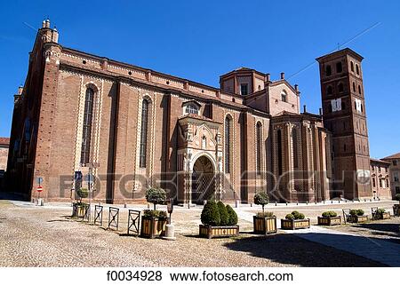 Italy, Piedmont, Asti, Santa Maria Assunta cathedral View Large Photo Image Stock Photo - Italy, Piedmont, Asti, Santa Maria Assunta cathedral. Fotosearch