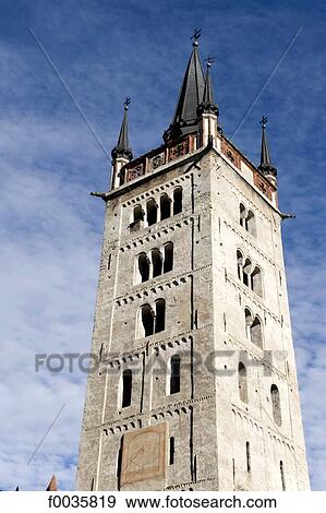 Stock Photo - Italy, Piedmont, Susa, cathedral. Fotosearch