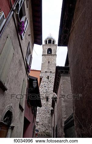 Italy, Salo, street View Large Photo Image Stock Photograph - Italy, Salo, street. Fotosearch