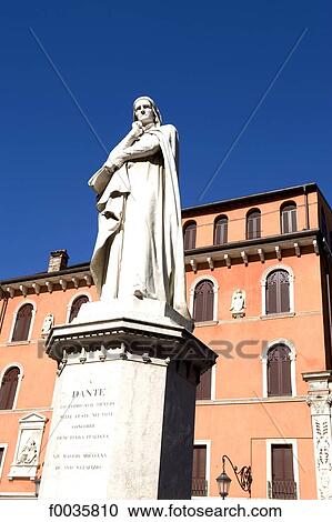 Italy, Verona, piazza dei signori, statue of Dante View Large Photo Image Stock Image - Italy, Verona, piazza dei signori, statue of Dante. Fotosearch