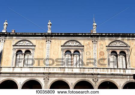 Italy, Verona, piazza dei signori, loggia del Consiglio View Large Photo Image Stock Photo - Italy, Verona, piazza dei signori, loggia del Consiglio. Fotosearch