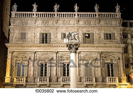 Italy, Verona, piazza delle erbe, lion of St Mark and palazzo Maffei View Large Photo Image Stock Image - Italy, Verona, piazza delle erbe, lion of St Mark and palazzo Maffei. Fotosearch