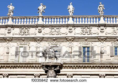 Italy, Verona, piazza delle erbe, lion of St Mark and palazzo Maffei View Large Photo Image Stock Image - Italy, Verona, piazza delle erbe, lion of St Mark and palazzo Maffei. Fotosearch