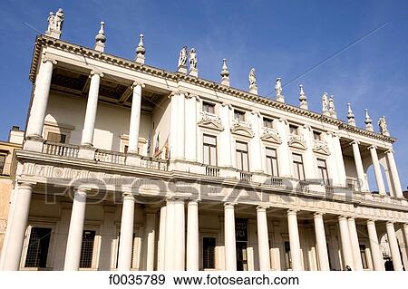 Stock Photo - Italy, Vicenza, chiericati palace. Fotosearch