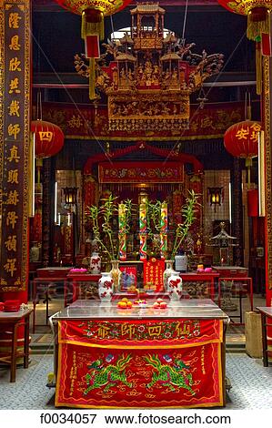 Malaysia, Kuala Lumpur, chinese temple, altar View Large Photo Image Stock Photo - Malaysia, Kuala Lumpur, chinese temple, altar. Fotosearch