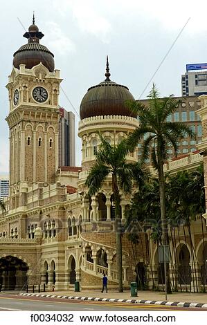Malaysia, Kuala Lumpur, Merdeka, Sultan Abdul Samal palace View Large Photo Image Stock Image - Malaysia, Kuala Lumpur, Merdeka, Sultan Abdul Samal palace. Fotosearch