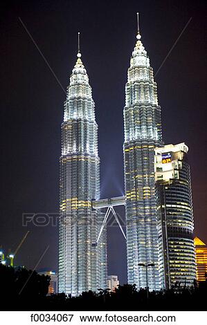 Stock Photo - Malaysia, Kuala Lumpur, Petronas towers. Fotosearch
