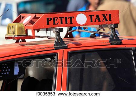 Stock Image - Morocco, Agadir, taxi. Fotosearch