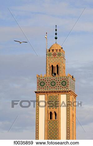 Stock Photo - Morocco, Agadir, the mosque. Fotosearch