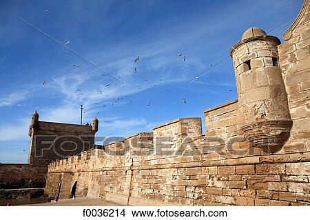 Morocco, Essaouira, fortifications View Large Photo Image Picture - Morocco, Essaouira, fortifications. Fotosearch