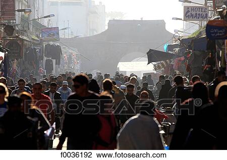 Stock Image - Morocco, Essaouira, the medina. Fotosearch