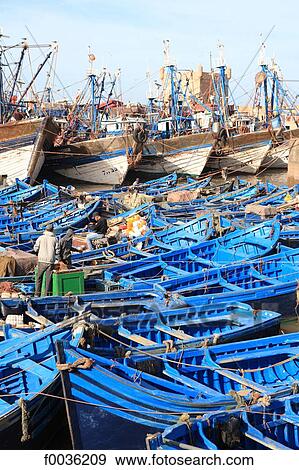 Morocco, Essaouira, the port View Large Photo Image Stock Photo - Morocco, Essaouira, the port. Fotosearch