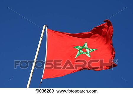 Morocco, flag View Large Photo Image Stock Photo - Morocco, flag. Fotosearch