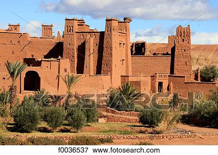 Morocco, High Atlas, near Ourzazate, Ait-Ben-Haddou View Large Photo Image Stock Photo - Morocco, High Atlas, near Ourzazate, Ait-Ben-Haddou. Fotosearch