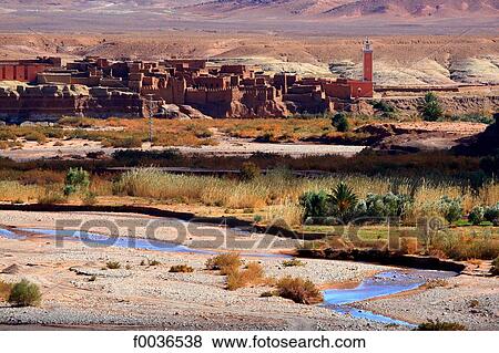 Morocco, High Atlas, near Ourzazate View Large Photo Image Stock Photo - Morocco, High Atlas, near Ourzazate. Fotosearch