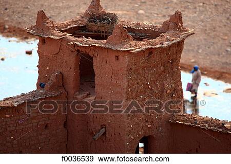 Morocco, High Atlas, near Ourzazate, Ait-Ben-Haddou View Large Photo Image Stock Photo - Morocco, High Atlas, near Ourzazate, Ait-Ben-Haddou. Fotosearch