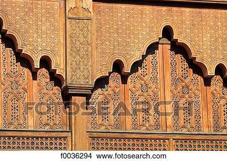 Morocco, Marrakech, architectural detail View Large Photo Image Picture - Morocco, Marrakech, architectural detail. Fotosearch