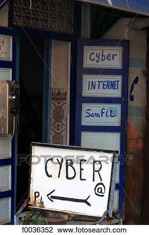 Morocco, Marrakech, cyber cafe View Large Photo Image Stock Image - Morocco, Marrakech, cyber cafe. Fotosearch